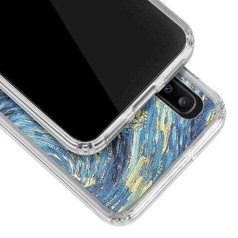 Vincent Van Gogh The Starry Night Galaxy A20 Clear Case